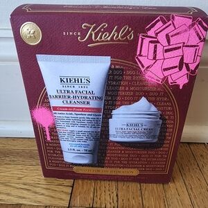 Kiehl's Ultra Facial Barrier Hydrating Cleanser Set - Pink and White
